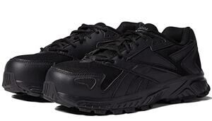 Reebok Work Mens Hyperium Work Shoes US 7 M Black EH Comp Toe NIB